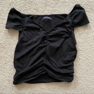 Black Cropped T-shirt